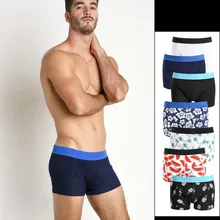 Pink Heroes нижнее белье брендовые шорты-боксеры Для мужчин нижнее белье хлопковые мужские трусы с принтом «арбуз» в цветочек мороженое кокосовой пальмы