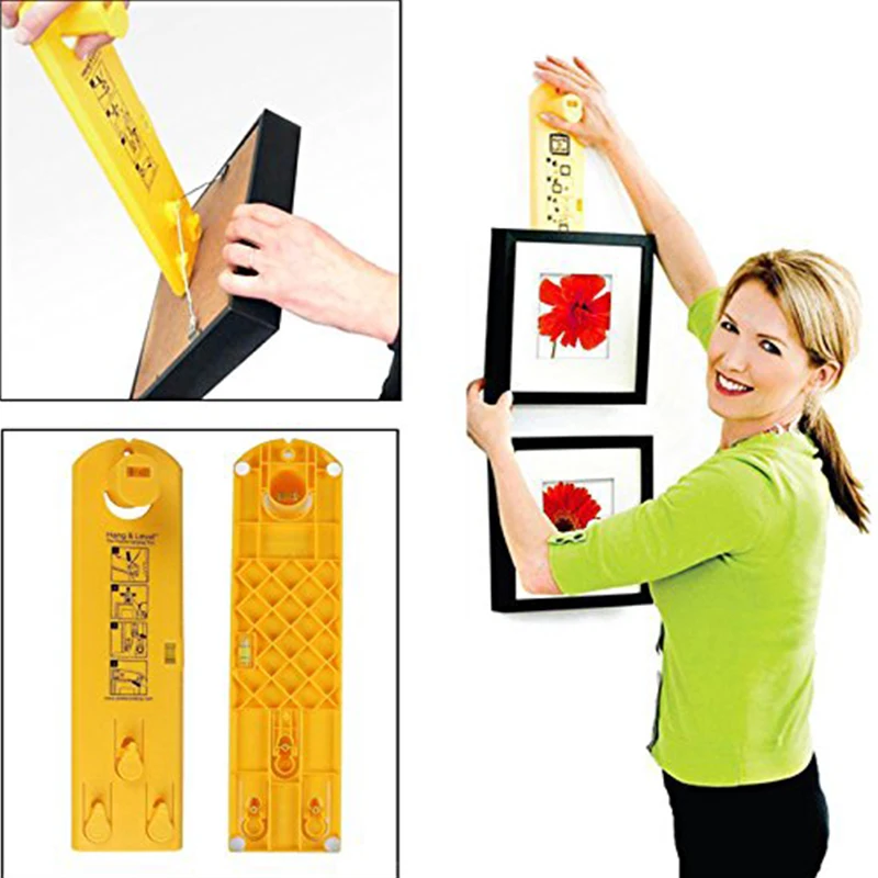 

Makes Photo Frame Hang Level Tool Picture Hanging instrument Easy Measuring The Suspension And Horizontal Wall of The Roof
