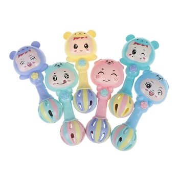 

Baby Shaker Sand Hammer Toy Dynamic Rhythm Stick Baby Rattles Kids Musical Party Favor Musical Instrument Toys Random Color