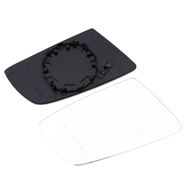 POSSBAY 1 Set Car Side Rearview Mirror Glass With Heated Function for