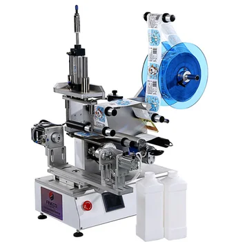 

Labelling machine for polygon bottle