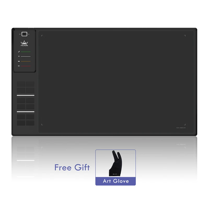 

HUION Giano WH1409 8192 Pressure Sensitivity Wireless Graphics Drawing Tablet Digital Tablet with Gift Glove