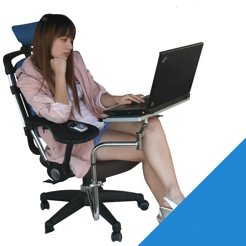  Multifunctional Lazy Chair Lift Rotatable Bracket Foldable Laptop Stand Computer Desk Keyboard Tray
