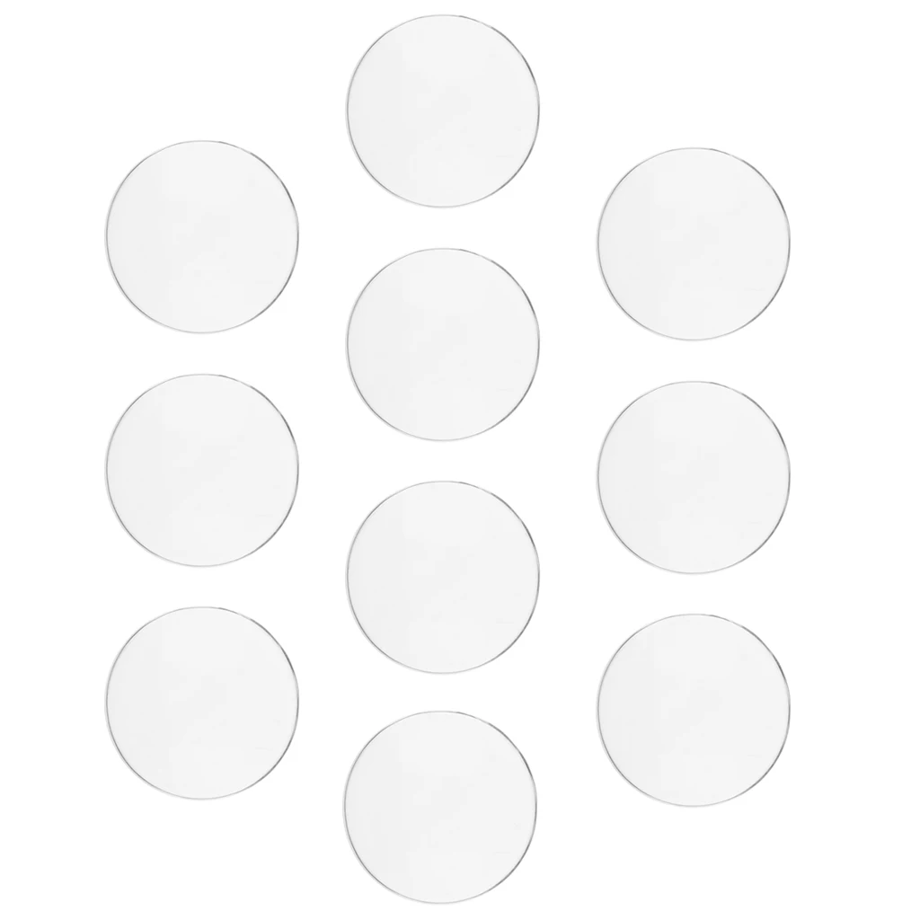 5 Pairs Plastic Clear Flat Doll Eyes for 12'' Blythe Doll DIY Making and Repair Accessories Doll Handmade DIY Toy