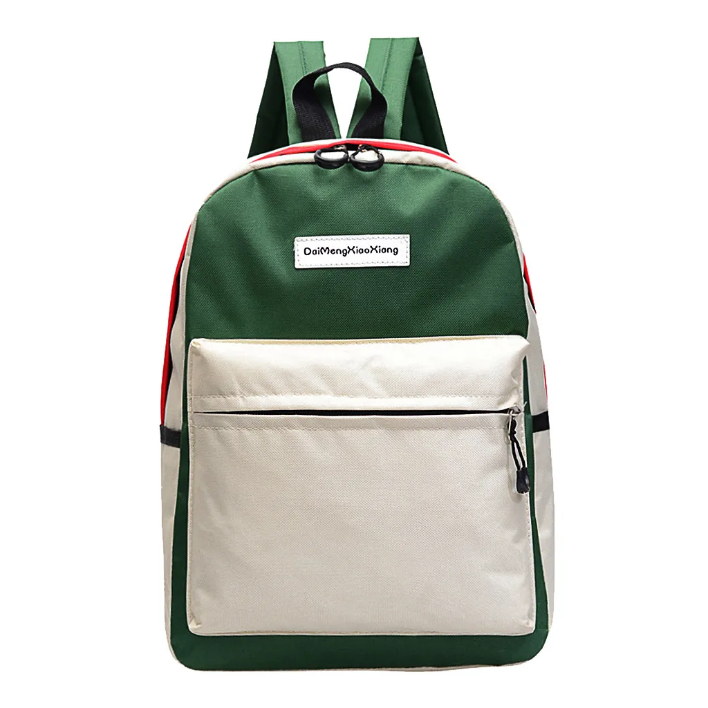 MOLAVE, женские сумки 39 s, пара, школьный ранец для путешествий, походная сумка, цветной блок, рюкзак, коллекция, светящаяся сумка для дропшиппинга#5