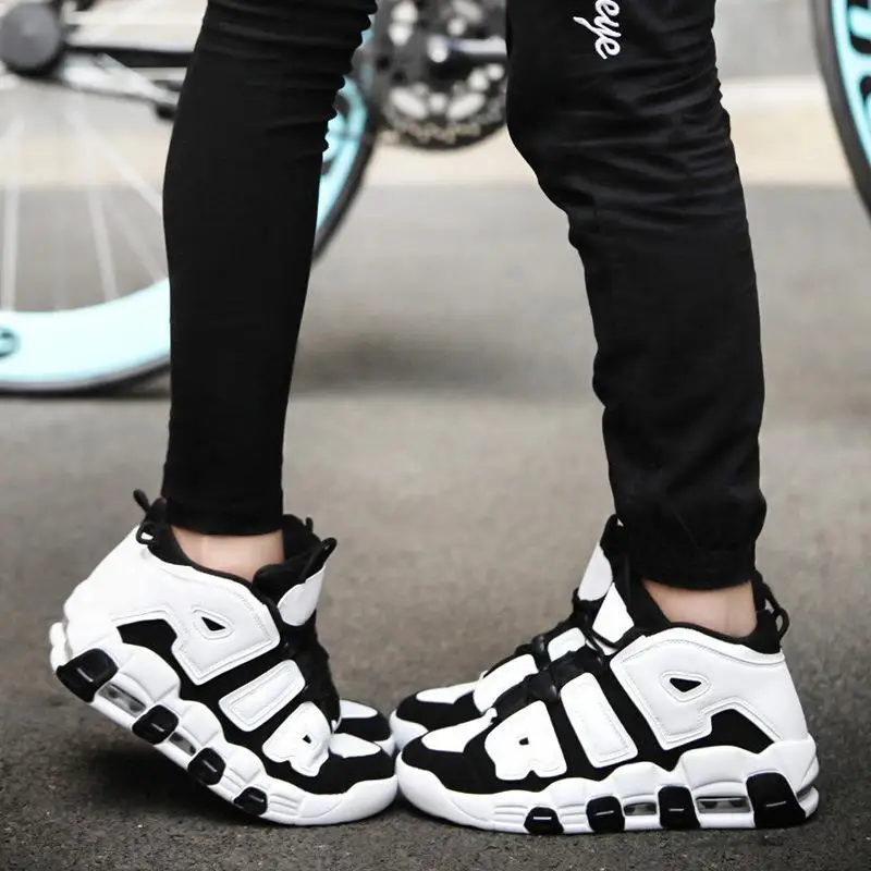 New Arrival Basketball Shoes Men Women Original Air More Uptempo Breathable All Professional Star Shockproof Sneakers - Цвет: Многоцветный