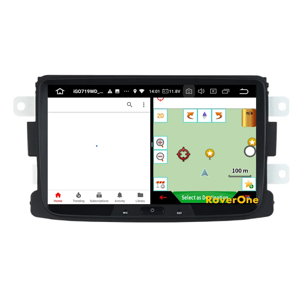 Best For Renault Dokker Dacia Duster Logan Sandero Android 9.0 Car Radio GPS Navigation Sat Navi Central Multimedia Head Unit 11