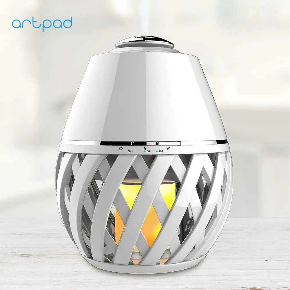 

ArtPad Good Sale in US Aroma Diffuser with Flame Atmosphere LED Color Changing Night Lamp