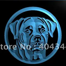 LB684-Собака Ротвейлер порода ПЭТ светодиодный неоновый свет знак