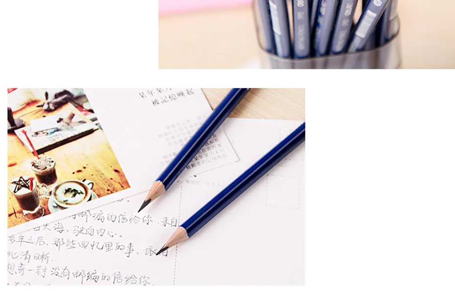 Lápis de Madeira Lápis para Estudante de Desenho Desenho e Escrita Deli 12 Pçs e lote Levar Lápis hb Madeira Suprimentos Stationery Office & School e Escrita 13 Lápis padrão