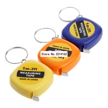 Легко Выдвижная Линейка Рулетка Мини Портативный тяга линейка брелок 1 м/3 фута 07NOV