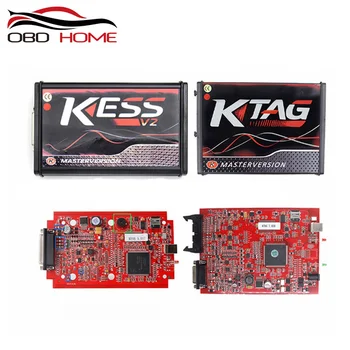

Unlimit Red EU KESS V2.47 V5.017 Ktag V7.020 Online Kess V2 5.017 OBD2 Manager Tuning Kit K Tag Master ECU Chip Programmer Tool