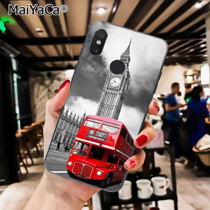 MaiYaCa العلم المملكة المتحدة لندن بيغ بن الهاتف مربع حقيبة لهاتف xiaomi Mi6 Mix2S Note3 8 8SE Redmi 5 5 زائد Note4 4X5