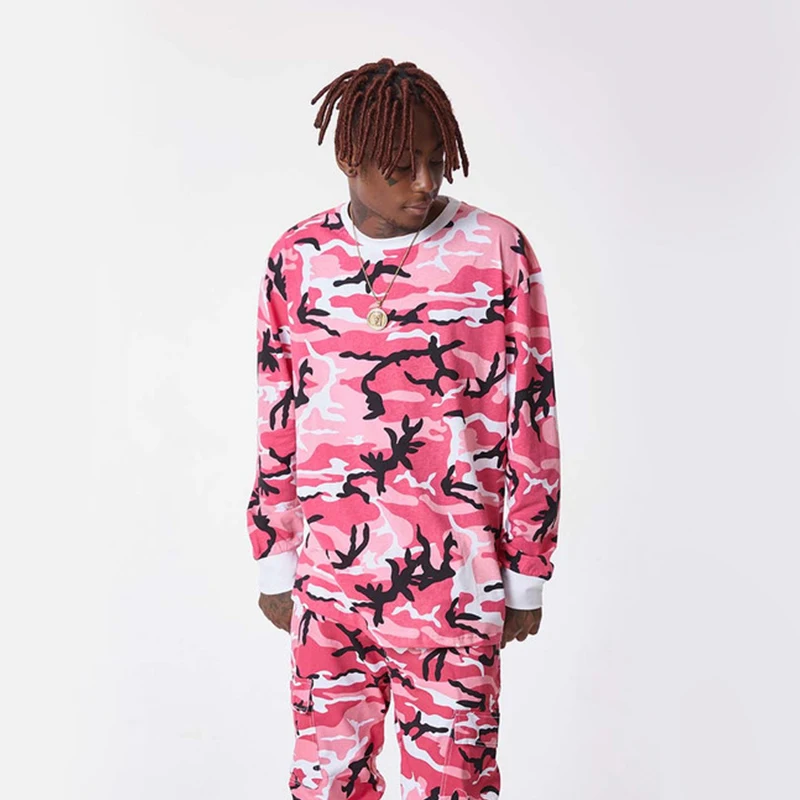pink camo tracksuit