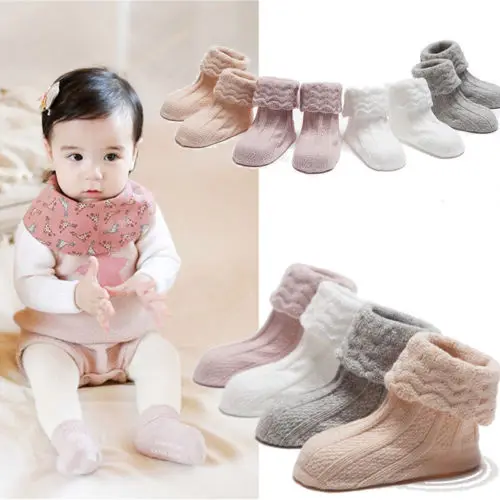

Pudcoco Children KidsToddler Baby Boys Girls Short Socks Wave Mesh Braid Cotton Ankle Socks
