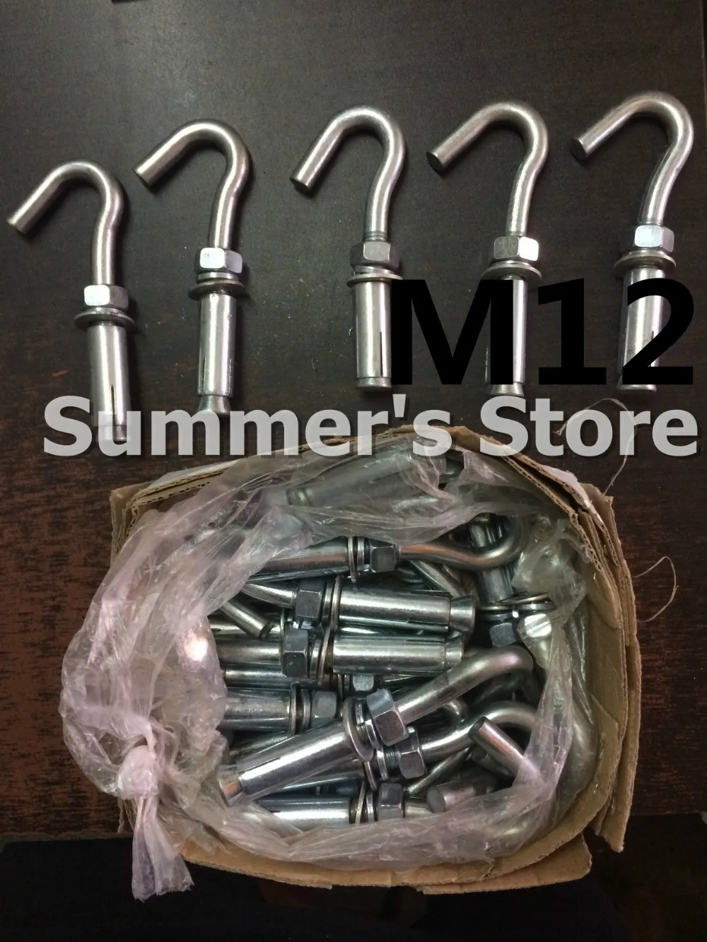 Buy Steel Expansion Hook Screw M12 for Installing the
