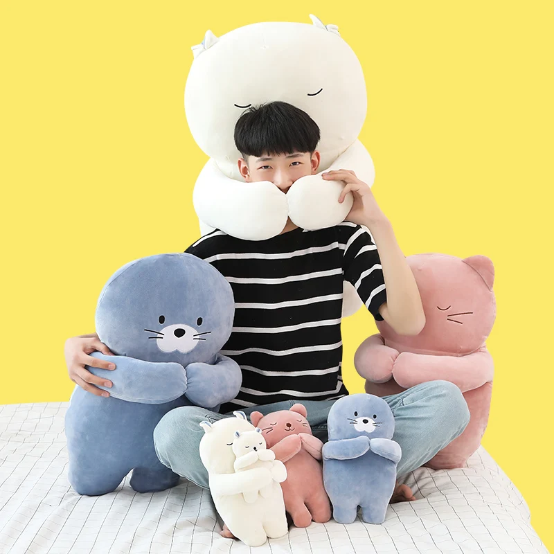

Plush Animals Rabbit Polar Bear Creative Sofa Pillow Stuffed Animal Kawaii Toys Present Toys Children Baby Birthday Gift
