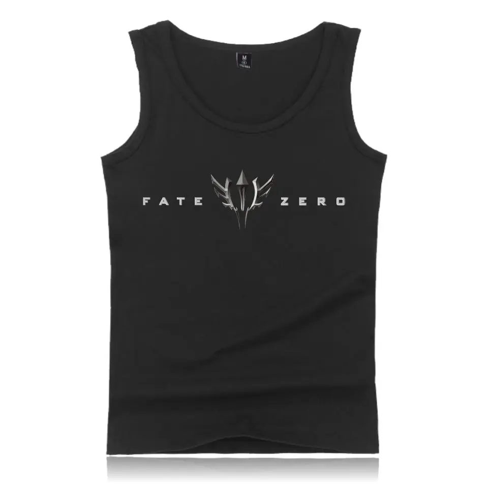 Fate Stay ночная рубашка с принтом без рукавов, майка для фитнеса, топы для фитнеса, уличная майка для бодибилдинга, мужская летняя майка больших размеров