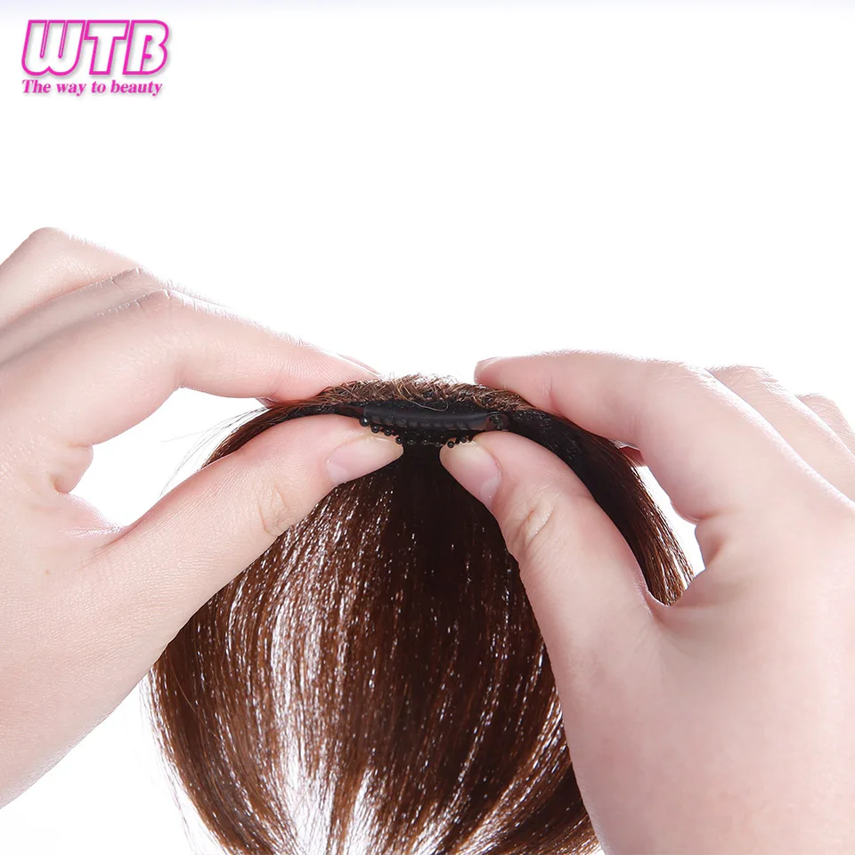 DIFEI-Shrot-Brun-Frange-Clip-dans-Bang-Hai-Extensions-Droite-Courte-Style-Frange-pour-Fille-et