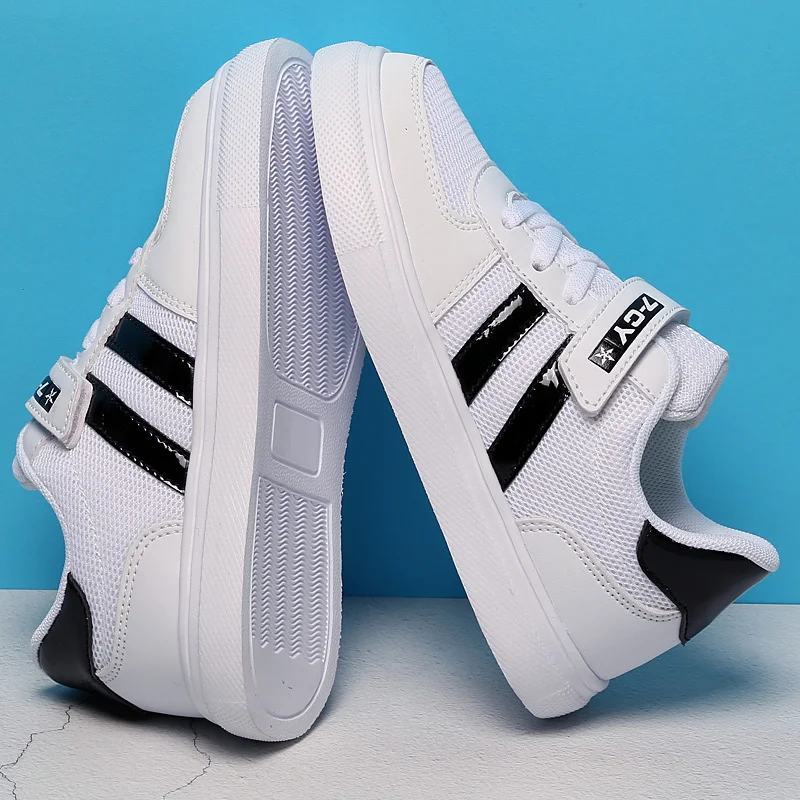 

2019 New Non-slip Rubber Breathable Kids Sneakers Black Girls Walking Shoes Outdoor Boys Sport Shoes Unisex Children Shoes Child
