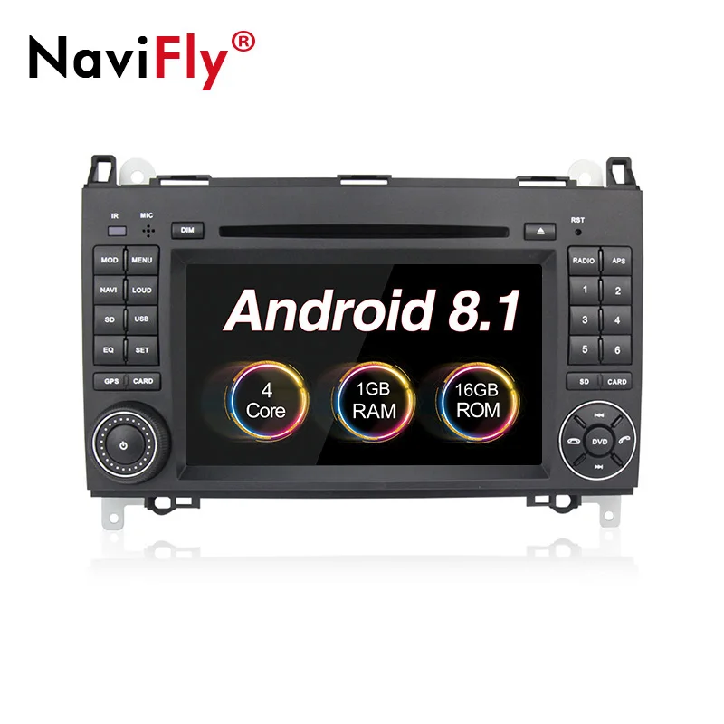 

NaviFly Android 8.1 Car dvd multimedia player radio for Mercedes Benz B200 A B Class W169 W245 Viano Vito W639 Sprinter GPS Navi