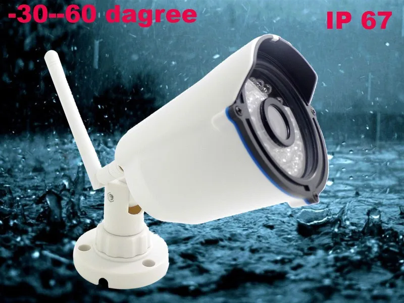 IP Камера 720 P Wi-Fi HD CCTV безопасности Водонепроницаемый Беспроводной P2P всепогодный Открытый инфракрасный мини Onvif H.264 ИК Ночное видение Cam