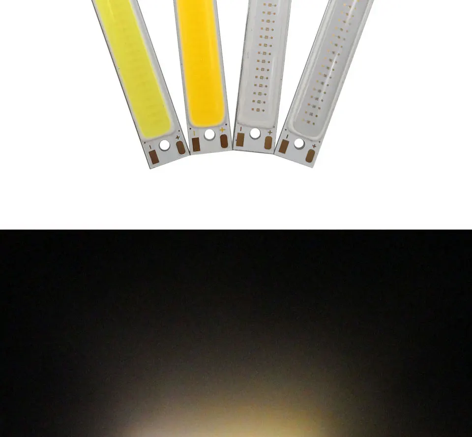 608mm Battery Powered 3.7V COB LED Light Source Strip Lamp DC3-4V Warm Cool White Blue Red Color Bulb for DIY Lighting (9)