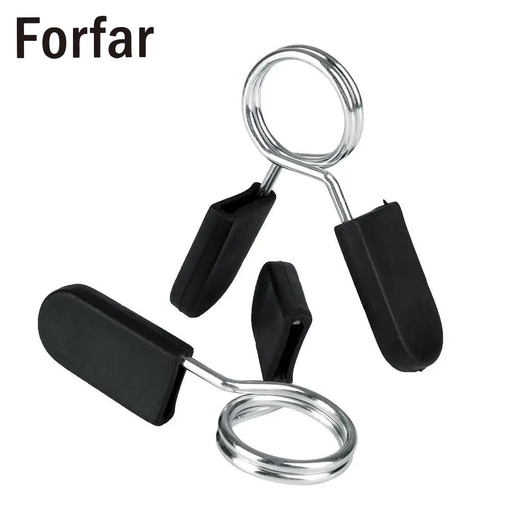 

2Pcs 30mm Barbell Lock Barbell Spring Clamp Clips Gym Weight Lifting Bar Dumbbell Lock Clamp Spring Collar Clips