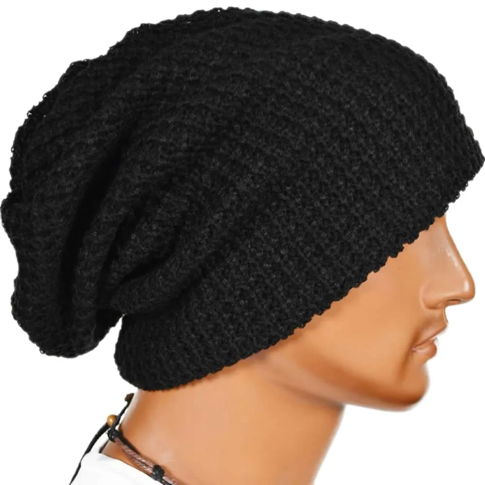 Chic Men Women Unisex Warm Oversize Beanie  Cap Skull 