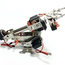 Модернизированная версия 6 Dof Arm для интеллектуального вращения манипулятора цифровой сервопривод установлен Dhl быстрая для Arduino