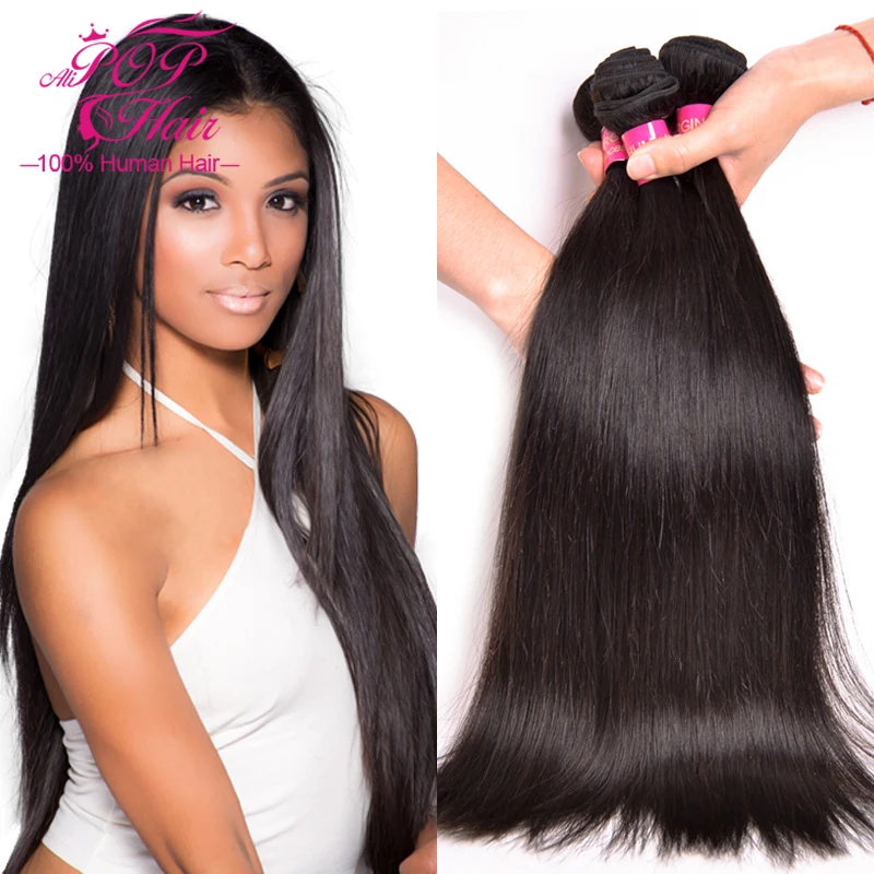 8A Mink Brazilian Virgin Hair Straight Brazilian Hair Weave Bundles Human Hair Bundles 3 Bundles Brazilian Straight Virgin Hair