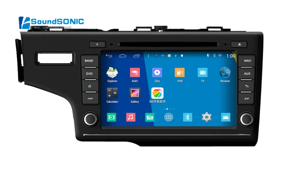Top Android 4.4.4 For Honda Fit 2014 2015 Car Radio DVD GPS Navigation Sat Navi Multimedia HeadUnit Android System Auto Radio Stereo 2 Top Android 4.4.4 For Honda Fit 2014 2015 Car Radio DVD GPS Navigation Sat Navi Multimedia HeadUnit Android System Auto Radio Stereo 2
