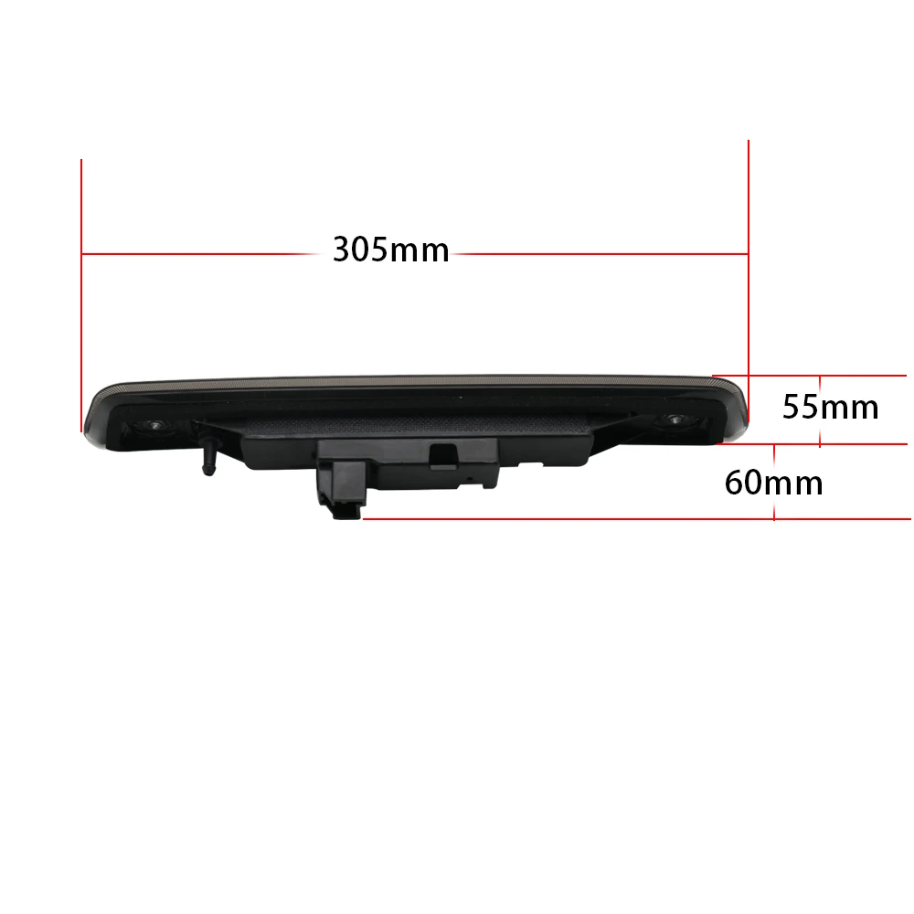 Smoked LED 3rd Third Brake Light High Mounted Stop Light Red Lighting For Jeep Grand Cherokee 2005 - 2010 (8)