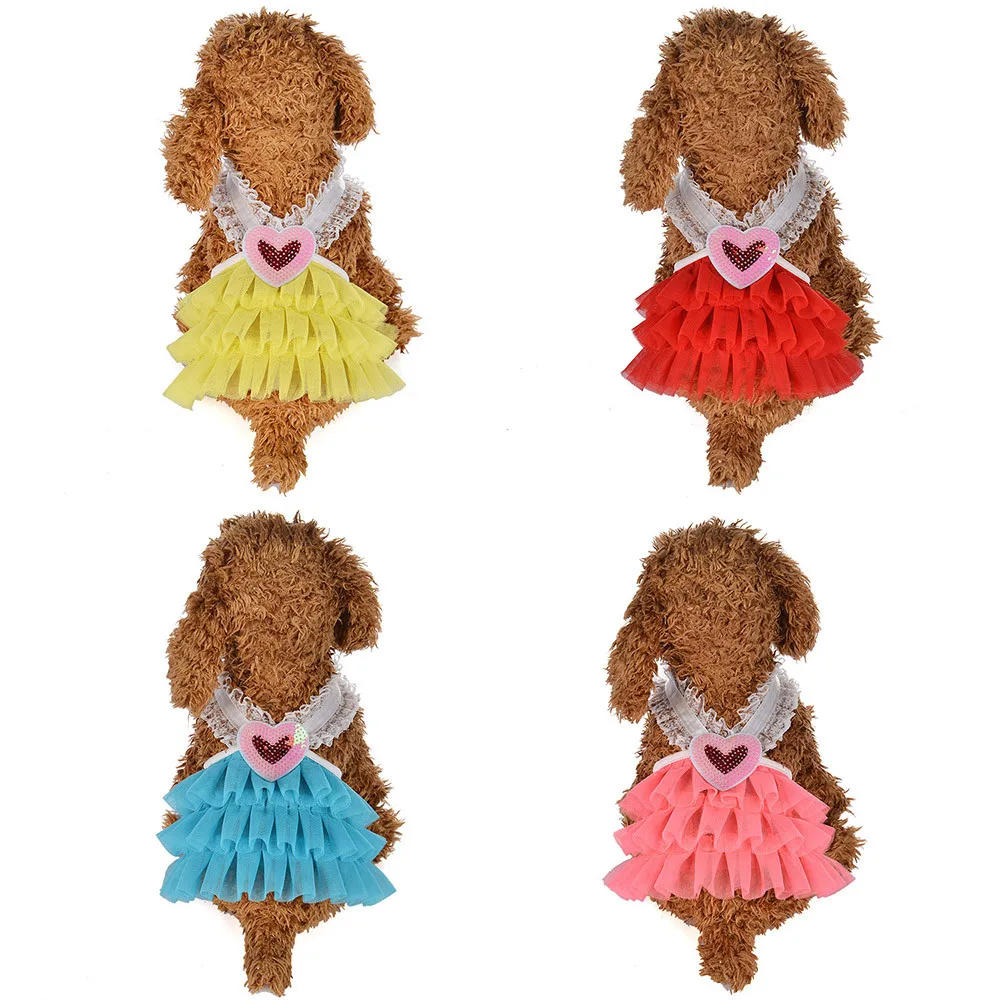 

Wedding V-Neck Dog Dresses Bubble Skirt Lace Dress Dog Dress Princess Dresses For Dog Sukienka Dla Psa #ZH