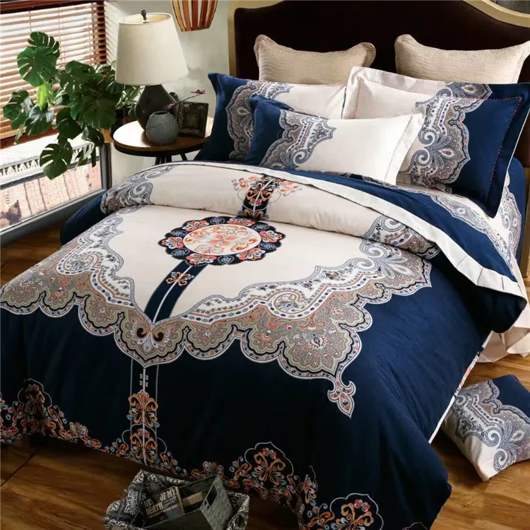 Popular blue king bedding buy cheap blue king bedding lots from ...