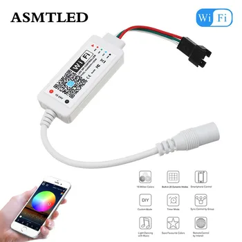 

Magic Home LED SPI Controller Pixel Wireless WiFi Smart Led Strip Controller For LED Strip Light APP Control DC12-24V DC5V