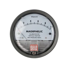 0-10KPA Micro Differential Pressure Gauge High Precision 1/" NPT Round Type Pointer Instrument Micromanometer TE2000