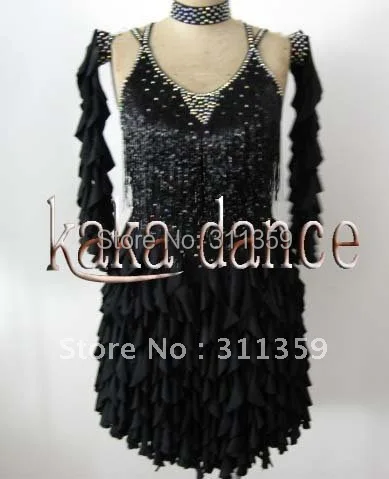 100% новый конкурс латиноамериканских танцев платье Fmale латинской одежда ( каждый цвет, ecah размер ) - L120801