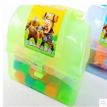 Горячей продажи ребенка DIY ручной пластилина в бутылках 14 шт. красочные игрушки