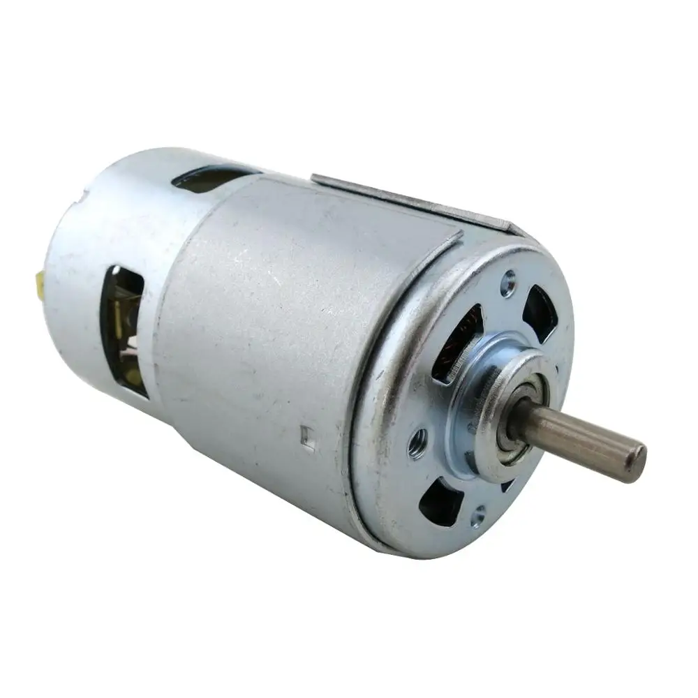 Высокоскоростной 775 DC Мотор DC 12 V-24 V 15600 RPM шариковый подшипник большой крутящий момент низкий уровень шума электронный компонент шаровой