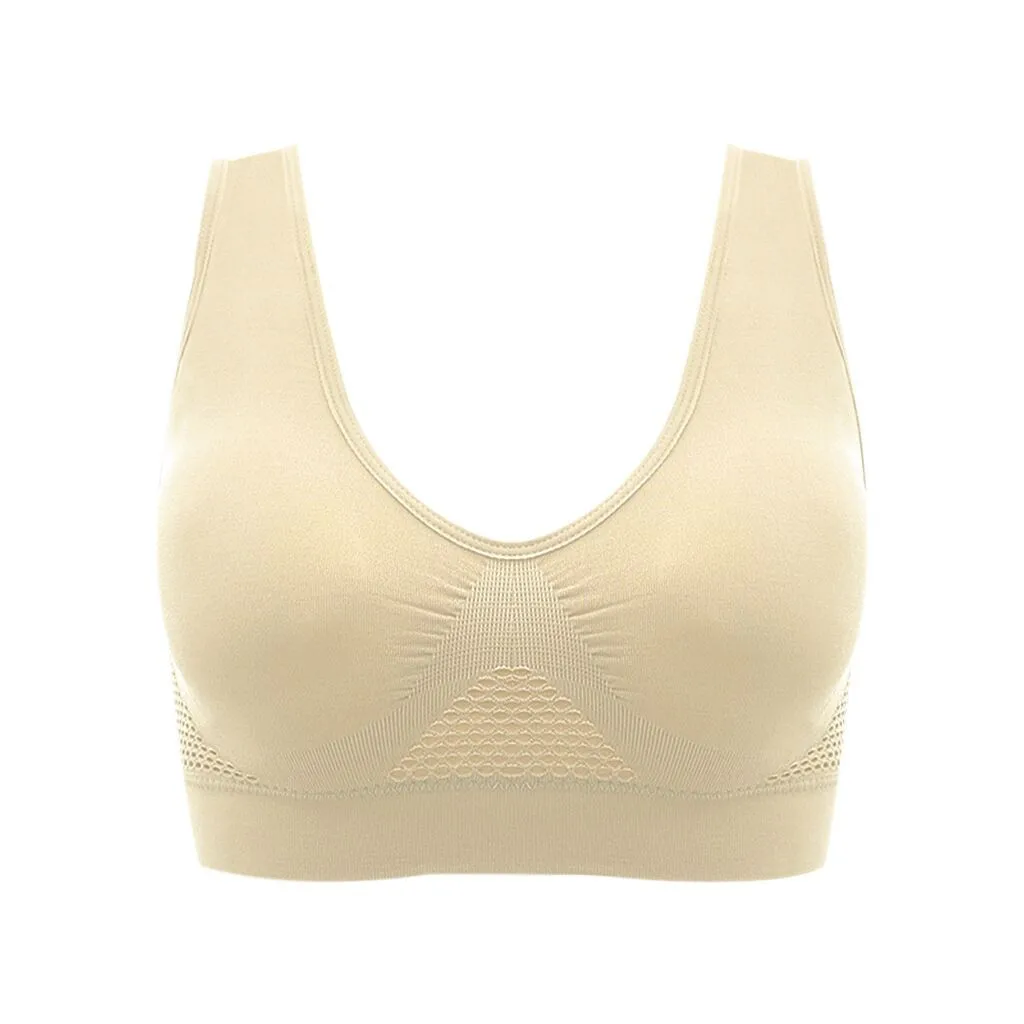 

Air Permeable Cooling Summer Sport Yoga Wireless Bra 13C