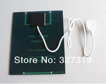 

6v 2w 0.33A solar panel USB Solar Battery Charger for phone MP3 MP4 PDA Tablet