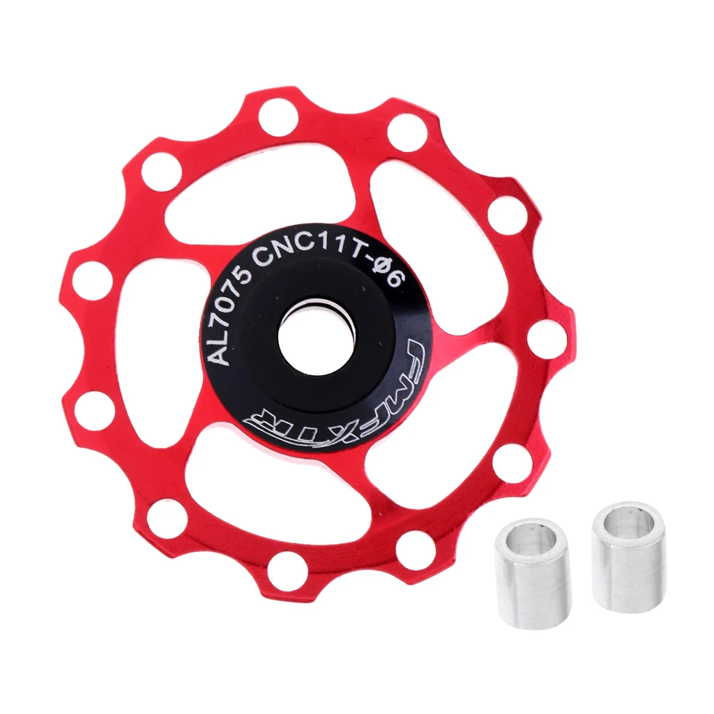Mountain Road Bike Jockey Wheel Bicycle Rear Derailleur Guide Pulleys 11T Sealed Bearings
