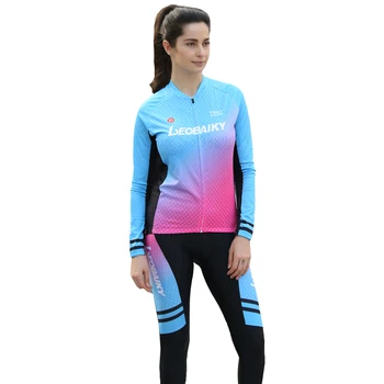 

2020 Pro Team MTB Bike Clothing Women Cycling Jersey Set Long Sleeve Summer Road Racing Bicycle Clothes Ladies Ciclismo Uniform