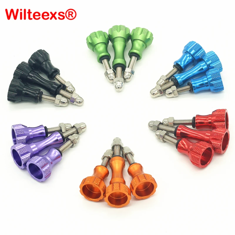 Аксессуары WILTEEXS 1 длинный + 2 коротких цветных шурупов алюминиевый болт гайка винт