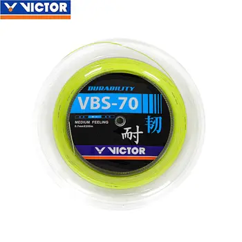 

Victor Original Badminton String 200 meter/660 Feet Super Duability&High Repulsion Nylon VBS 66N 70 Scroll String