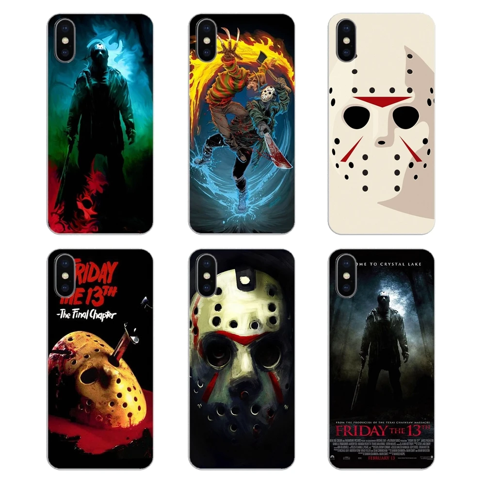 For Xiaomi Redmi 4X S2 3S Note 3 4 5 6 6A Por Pocophone F1 Mi Soft Transparent Cases Jason Vorhees Friday the 13th mask Poster |