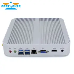 Без вентилятора B1 Barebone i5 Mini PC Win10 Nuc компьютер Core i5 4200U 4 К HTPC ТВ коробка DHL Бесплатная доставка