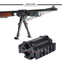 Tactical Triple Side Tri-Rail Barrel Mount- 5 Slots 21mm Picatinny and Weaver Rails Attach Laser Grip Flashlight and Bipod Tactical Triple Side Tri-Rail Barrel Mount- 5 Slots 21mm Picatinny and Weaver Rails Attach Laser Grip Flashlight and Bipod