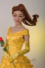 Mayor belleza y la bestia belle princesa cosplay fancy dress traje para la fiesta y de navidad de disfraces de halloween envío gratis